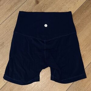 lululemon Align 4” Navy Bike Shorts